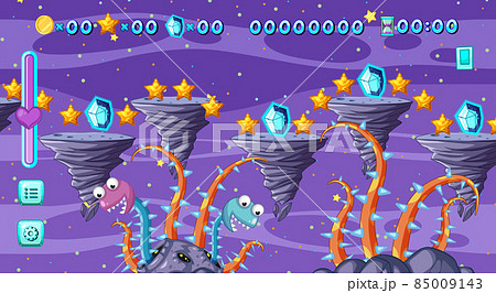 A Game Template Galaxy Space Scene A Game Template Galaxy Space Scene 85009143
