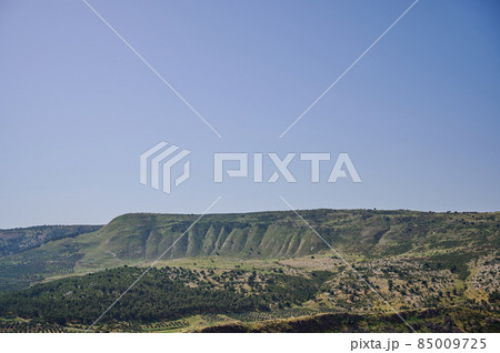 beautiful landscape in the Maale Hamat Gader mountains in the Yarmouk River Valley 85009725
