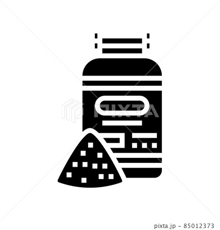 pistol powder glyph icon vector illustration 85012373