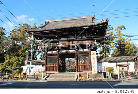 京都太秦広隆寺の桜門 京都太秦広隆寺の桜門 85012549