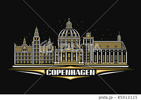 Vector illustration of Copenhagen 85013115