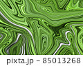 Fluid art. Marble ink colorful. Green marble pattern texture abstract background. can be used for background or wallpaper, Flow ink 85013268