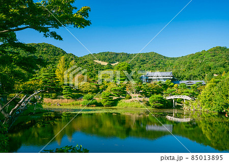 夏の毛利氏庭園【山口県防府市】 85013895