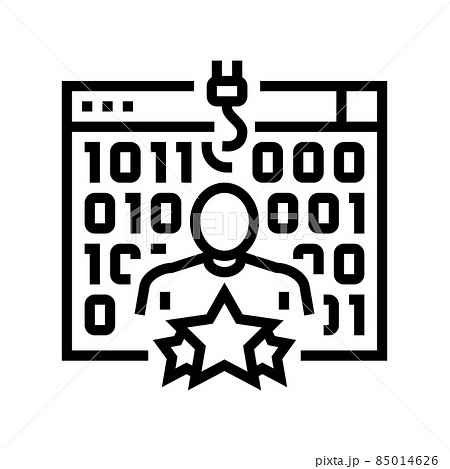 whale phishing attacks line icon vector illustration whale phishing attacks line icon vector illustration 85014626