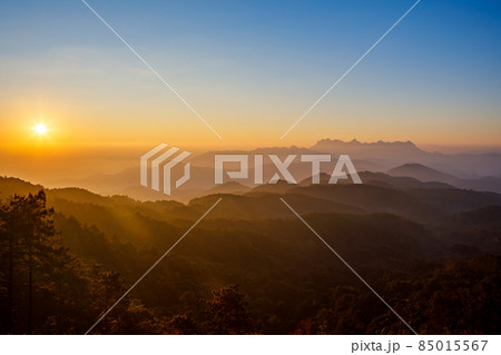 Thailand with forest trees and green mountain hills, Doi Luang Chiang Dao mountains, Chiang mai, Thailand. Thailand with forest trees and green mountain hills, Doi Luang Chiang Dao mountains, Chiang mai, Thailand. 85015567