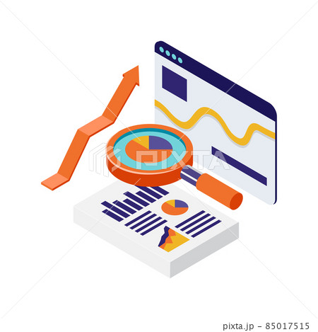Accounting Financial Charts Composition 85017515