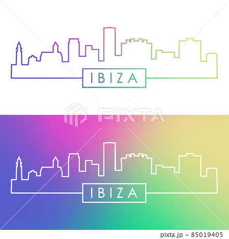 Ibiza skyline.  85019405