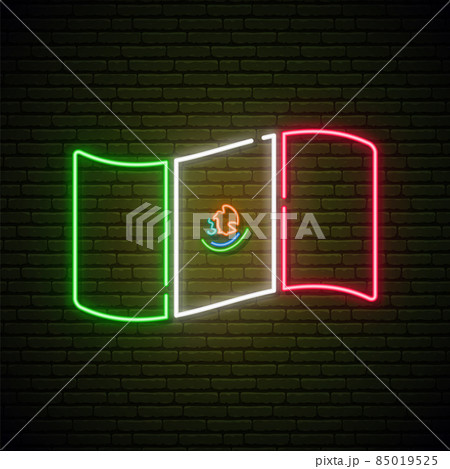 Concept vector illustration for Flag Day in Mexico. 85019525