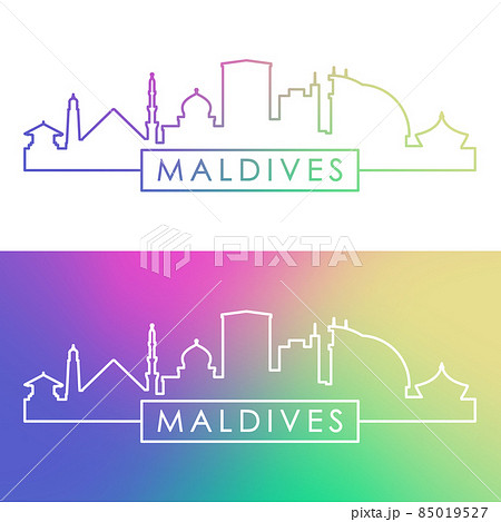 Maldives skyline.  85019527