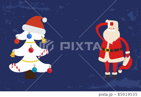 Happy Holidays greeting, 2019 New Year, Santa Tree Happy Holidays greeting, 2019 New Year, Santa Tree 85019535