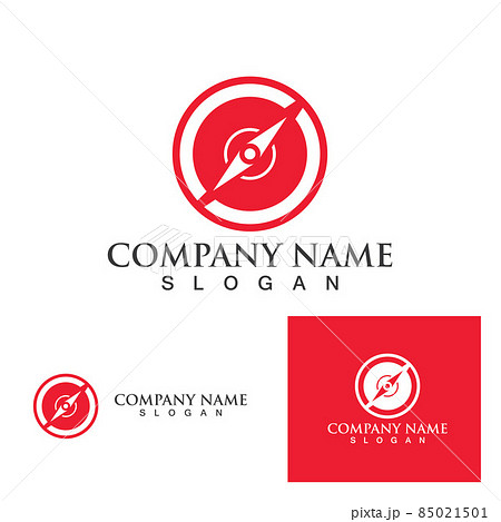 Compass Logo Signs And Symbols Vectorのイラスト素材