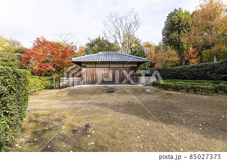 京都 晩秋の渉成園 代笠席 京都 晩秋の渉成園 代笠席 85027375