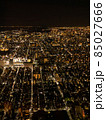 ライトアップされた素敵な夜景、東京の街 85027666