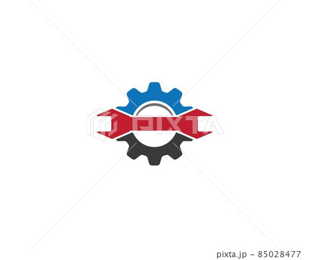 Gear symbol vector icon 85028477
