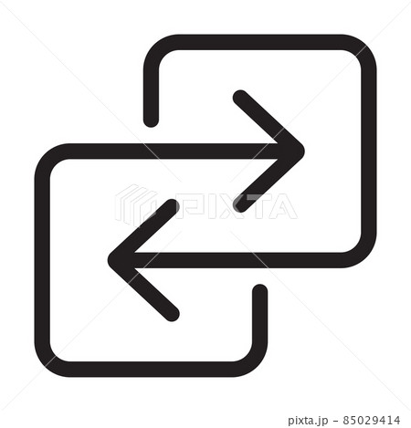 Transfer arrows icon vector exchange symbol for graphic design, logo, web site, social media, mobile app, ui illustration Transfer arrows icon vector exchange symbol for graphic design, logo, web site, social media, mobile app, ui illustration 85029414