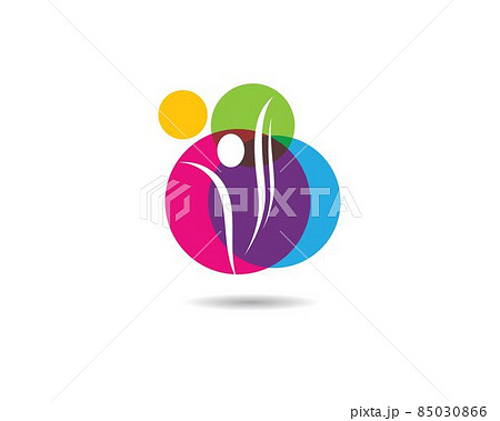 Wellnes symbol vector icon Wellnes symbol vector icon 85030866