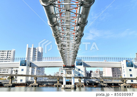 大井水管橋／京浜運河(東京都品川区)【2021.12】 85030997