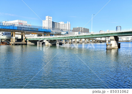 大井北埠頭橋/天王洲アイル方面を望む(東京都品川区)【2021.12】 大井北埠頭橋/天王洲アイル方面を望む(東京都品川区)【2021.12】 85031062