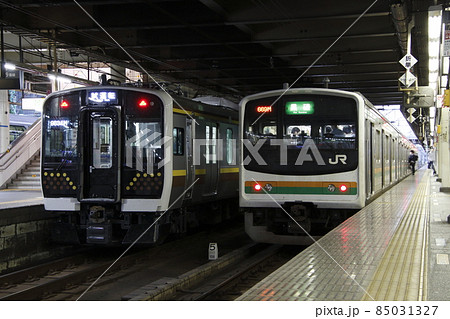 宇都宮線E131系600番台（3両編成：試運転） 85031327