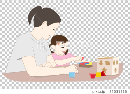 由職業治療師玩積木玩具的兒科康復 由職業治療師玩積木玩具的兒科康復 85031516