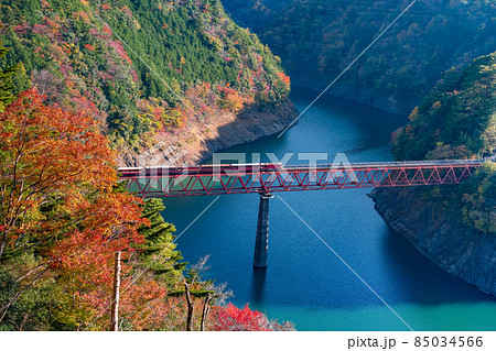 静岡県榛原郡川根本町　奥大井湖上駅 85034566