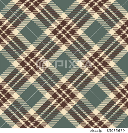 Plaid pattern seamless. Check fabric texture. Stripe square background. Vector textile design. 85035679