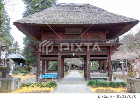 茂林寺の山門　群馬県館林市 85037070