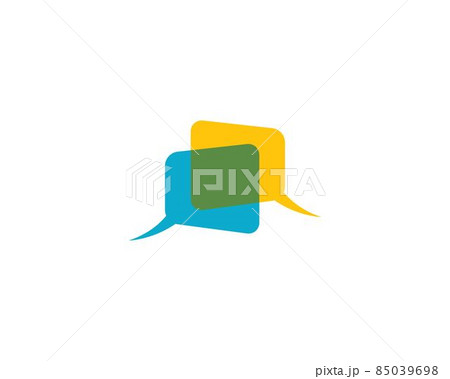 Speech bubble symbol illustration 85039698