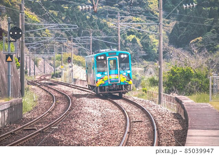 鹿児島の電車【春の風景】 鹿児島の電車【春の風景】 85039947