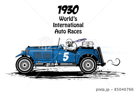 Old racing car 85040766