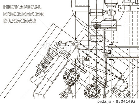 Vector engineering illustration. Cover, flyer, banner, background Vector engineering illustration. Cover, flyer, banner, background 85041492