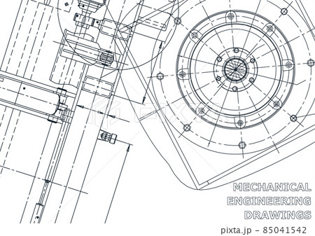 Vector engineering illustration. Cover, flyer, banner, background 85041542