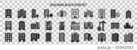 ビルアイコンセット 85042083