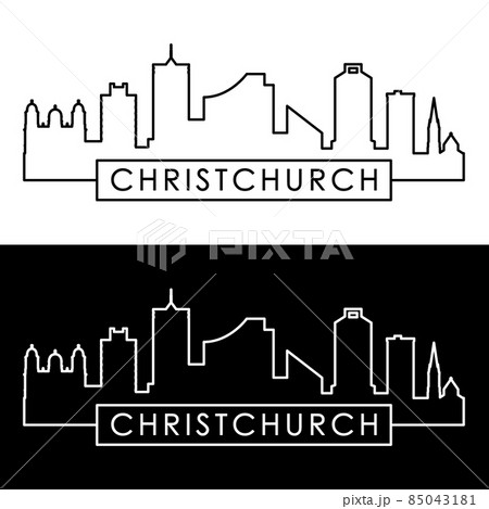 Christchurch skyline.  85043181