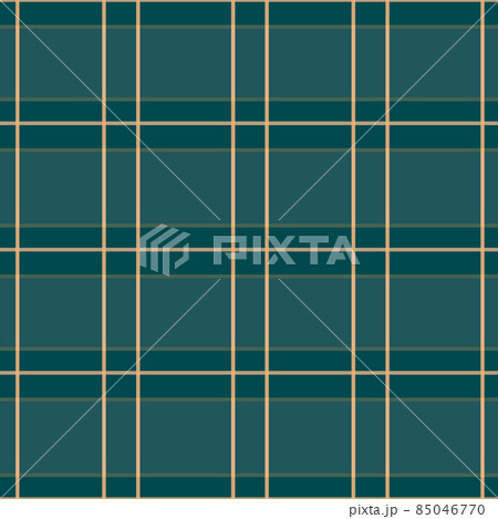 Plaid check dark green and blue seamless pattern 85046770