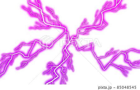 Lightning (purple) - Stock Illustration [85048545] - PIXTA