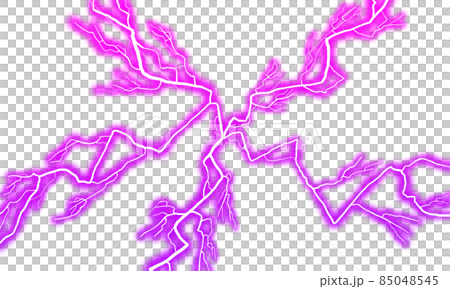 Lightning (purple) - Stock Illustration [85048545] - PIXTA