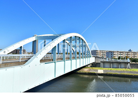 長後さくら橋/新河岸川付近より浮間舟渡駅方面を望む(東京都板橋区)【2021.11】 長後さくら橋/新河岸川付近より浮間舟渡駅方面を望む(東京都板橋区)【2021.11】 85050055