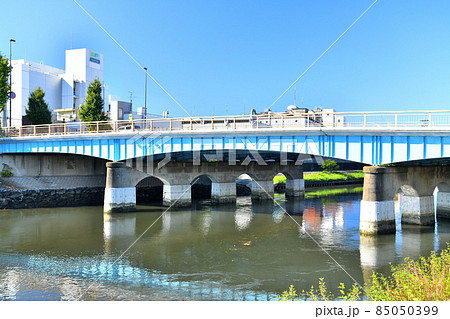 志村橋／新河岸川を下流側より望む(東京都板橋区)【2021.11】 85050399