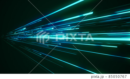 Digital Technology Stream Super Fast Speed Lines From Far Side Background 03 85050767
