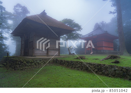松島四大観　麗観・富山　仁王門　富山観音堂 （宮城県松島町） 85051042