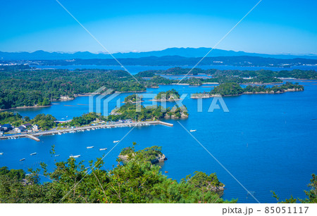 松島四大観 壮観・大高森の景色(宮城県東松島市) 松島四大観 壮観・大高森の景色(宮城県東松島市) 85051117
