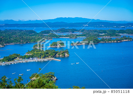 松島四大観　壮観・大高森の景色（宮城県東松島市） 85051118