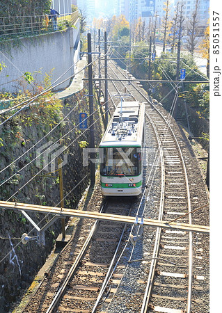 千登世橋(ちとせばし)付近から見た都電荒川線 豊島区目白 千登世橋(ちとせばし)付近から見た都電荒川線 豊島区目白 85051557