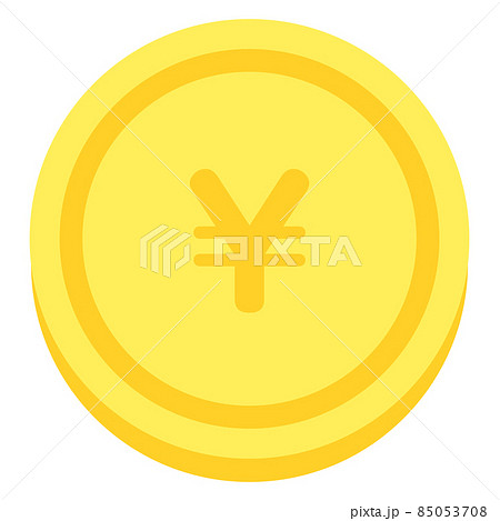 コイン/日本円のイラスト（ベクター） 85053708