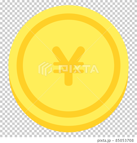 コイン/日本円のイラスト（ベクター） 85053708