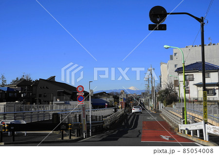 12月 世田谷934富士山と世田谷代田駅西口・代田富士見橋 12月 世田谷934富士山と世田谷代田駅西口・代田富士見橋 85054008