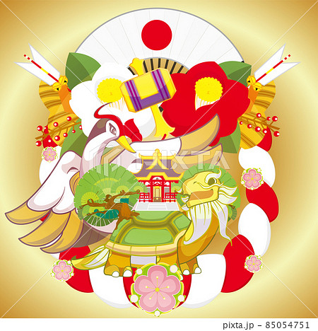 縁起物アート 85054751