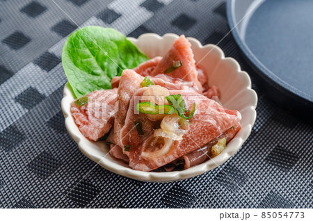焼肉用 豚タンねぎ塩レモン 焼肉用 豚タンねぎ塩レモン 85054773