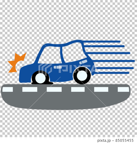 汽車突然剎車的插圖 85055455